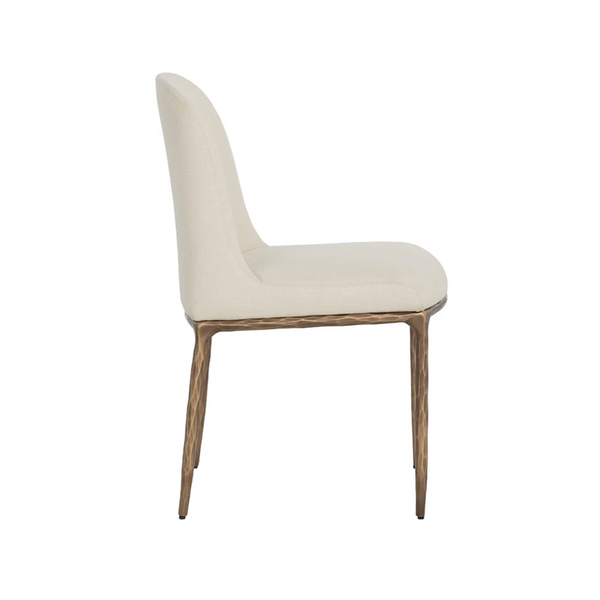 Nestor Alabaster & Antique Brass Dining Chair