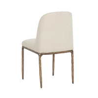 Nestor Alabaster & Antique Brass Dining Chair - Chair Detail | Bone & Brass