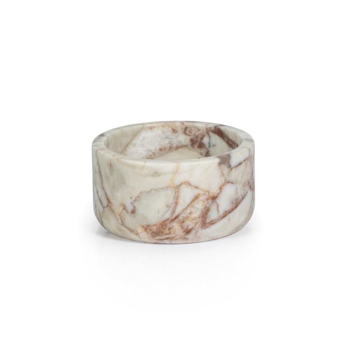 Rosso Verona Marble Wine Coaster | Bone & Brass