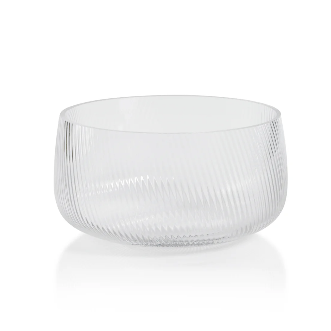 Chatham Rippled Glass Serving Bowl