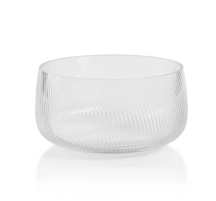 Chatham Rippled Glass Serving Bowl