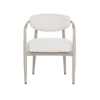 Marita Outdoor Dining Armchair - Greige