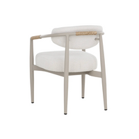 Marita Outdoor Dining Armchair - Greige