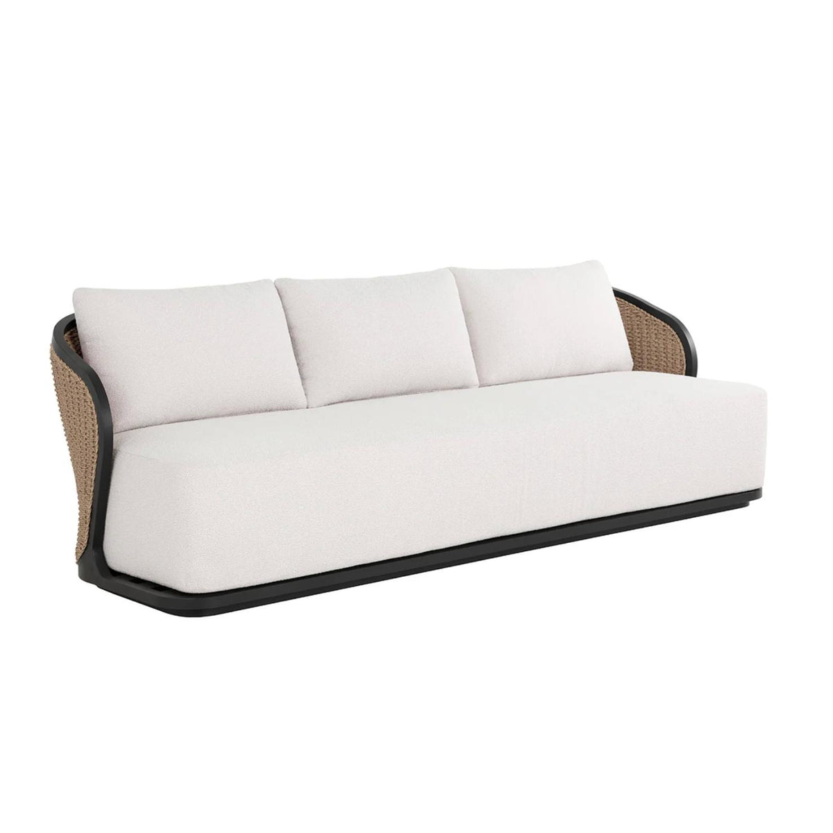 Bora Wicker Outdoor Sofa | Bone & Brass