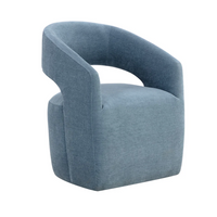 Lloret Rolling Dining Armchair - Danny Iceberg