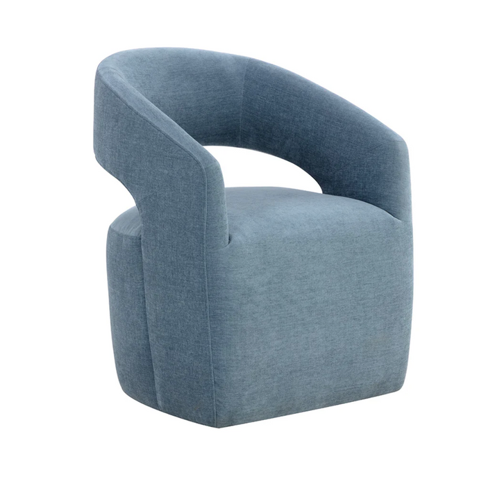 Lloret Rolling Dining Armchair - Danny Iceberg