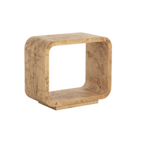 Rowena Burl End Table