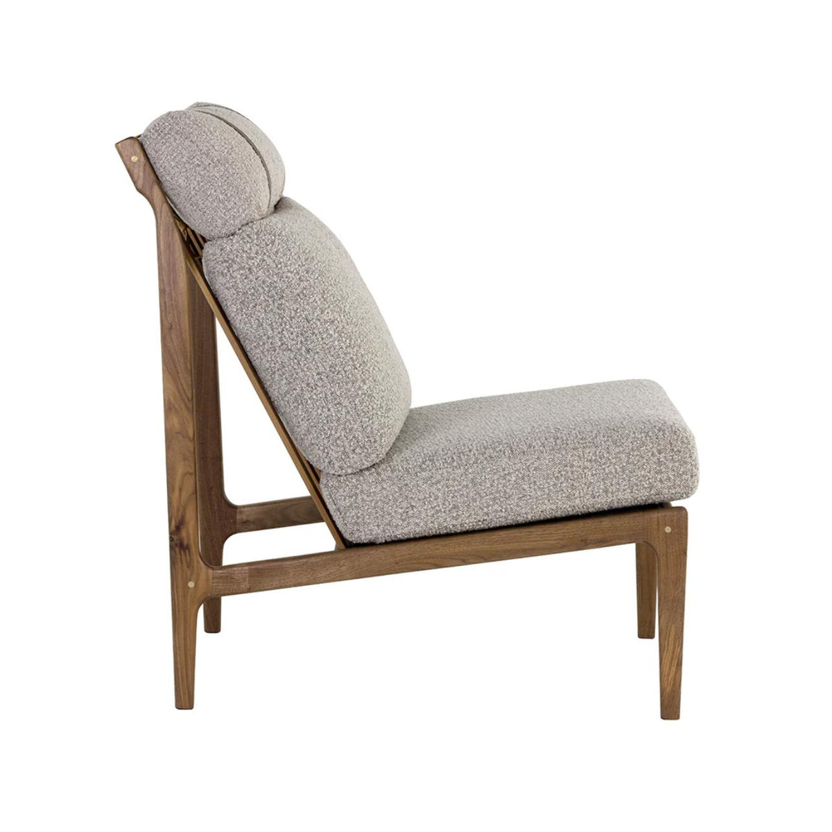 Elanor Lounge Chair - Copenhagen Cappuccino - Chair Detail | Bone & Brass