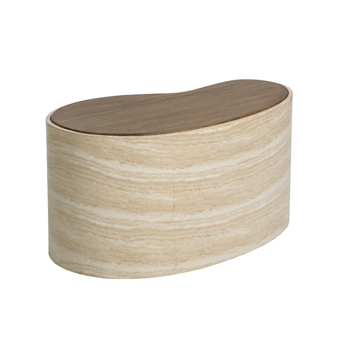 Ishiko Coffee Table - Medium - Table Side View | Bone & Brass