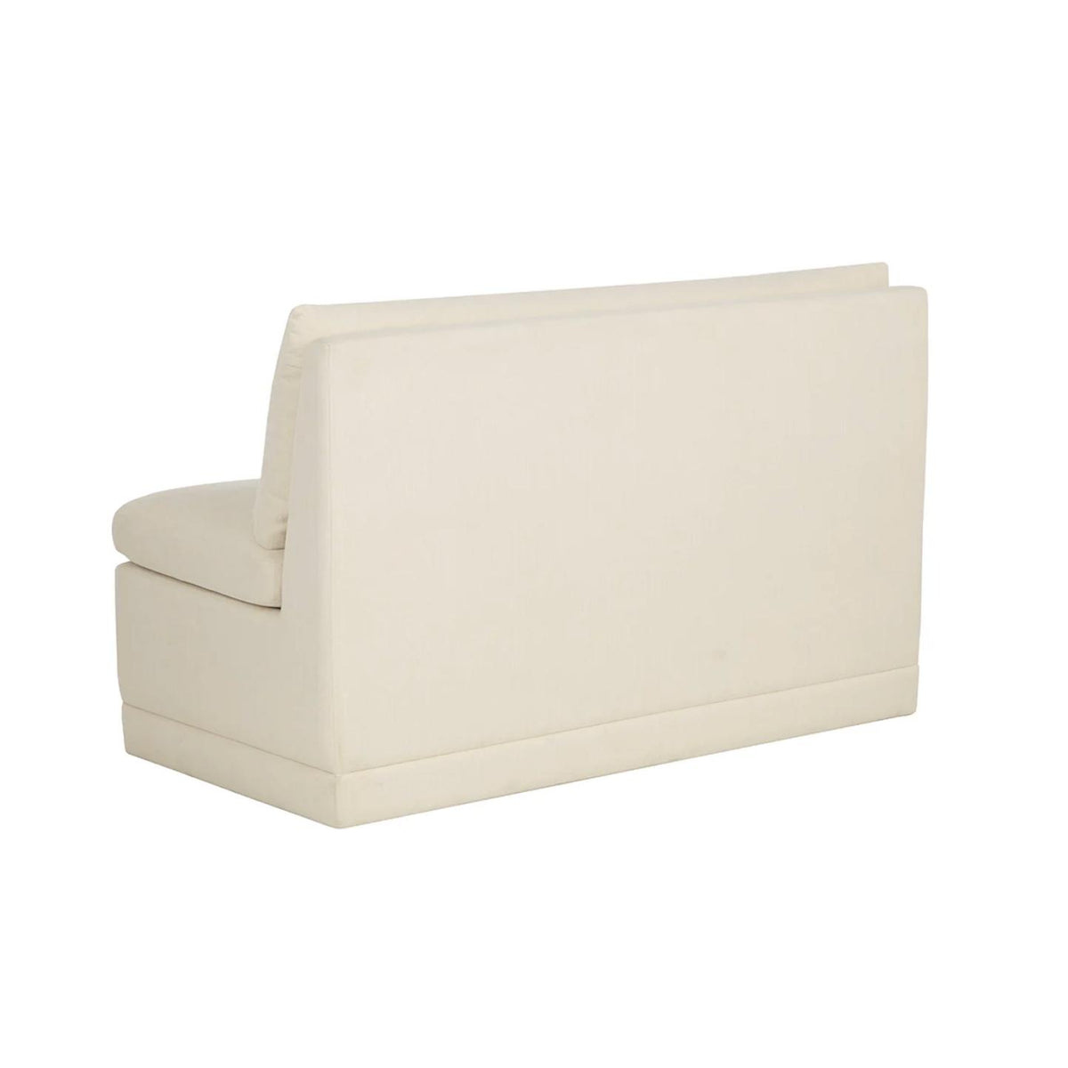 Donatella Alabaster Dining Banquette - Chair Upholstery Detail | Bone & Brass