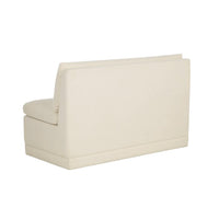 Donatella Alabaster Dining Banquette - Chair Upholstery Detail | Bone & Brass