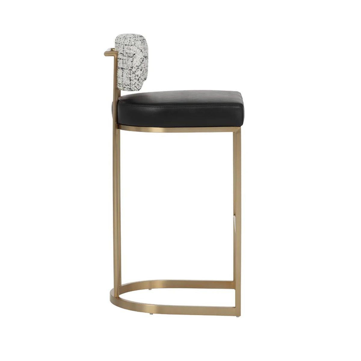 Larissa Barstool - Bravo Black|Halton Birch - Stool Detail | Bone & Brass