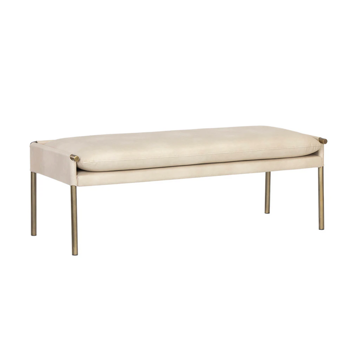 Bellevue Upholstered Bench - Bravo Cream