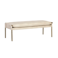 Bellevue Upholstered Bench - Bravo Cream