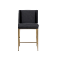 Joplin Counter Stool - Cantina Black|Vera White Pepper