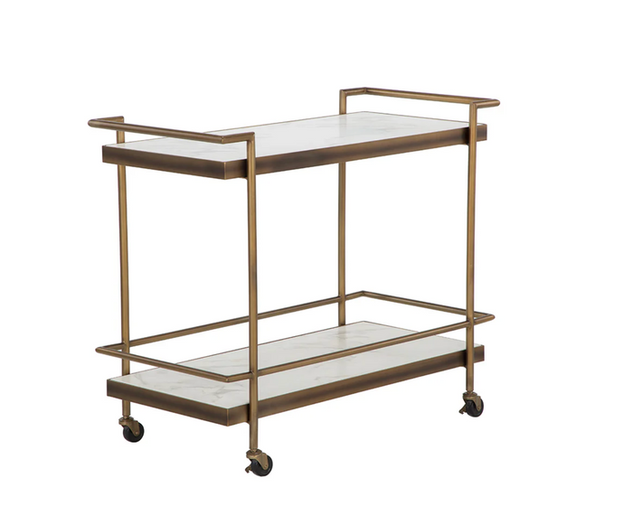 Contardi Bronze Indoor & Outdoor Bar Cart