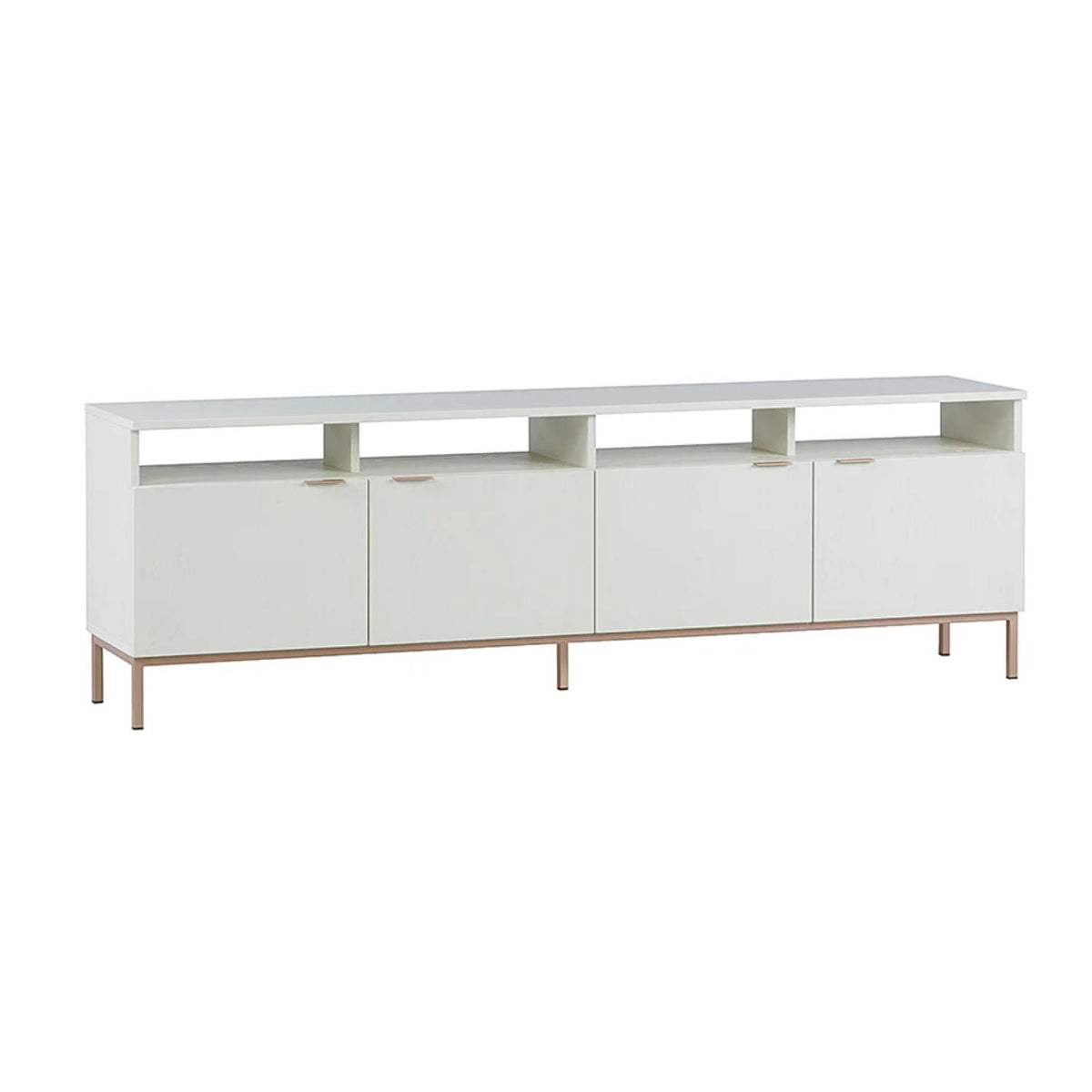 Ambrose Cream Modular Storage Media Cabinet