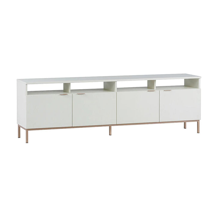 Ambrose Cream Modular Storage Media Cabinet