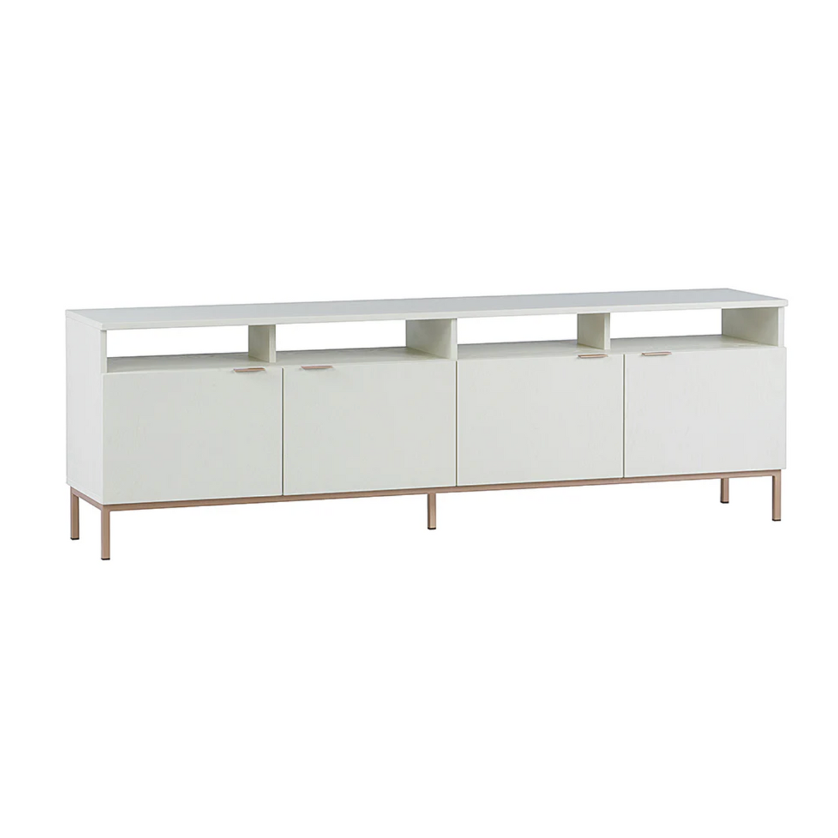 Ambrose Cream Modular Storage Media Cabinet