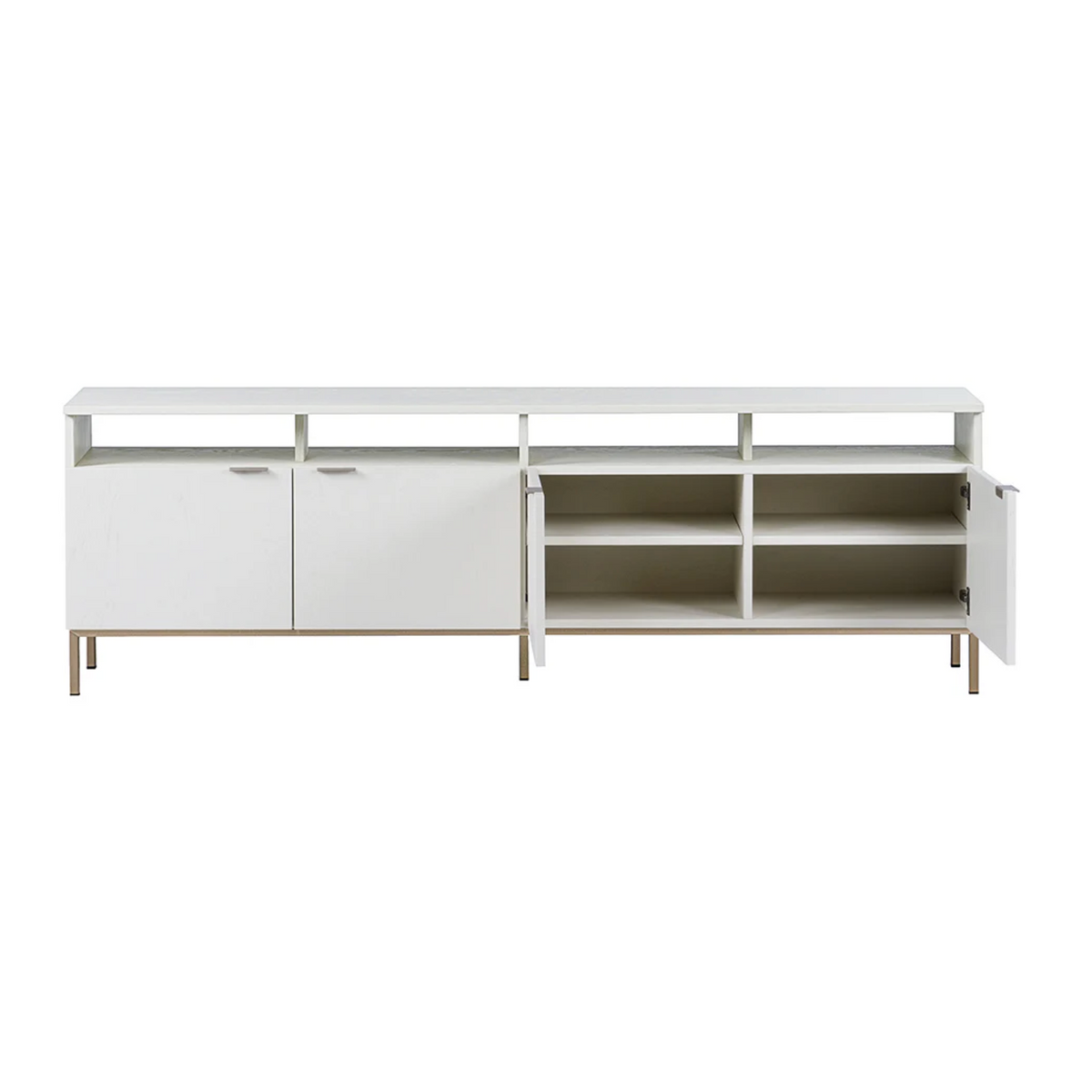 Ambrose Cream Modular Storage Media Cabinet
