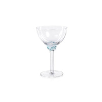 Colleen Jewel Stem Martini Cocktail Glasses, Set of 4 - Glass Stem Detail | Bone & Brass