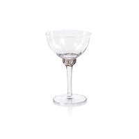 Colleen Jewel Stem Martini Cocktail Glasses, Set of 4 - Glass View | Bone & Brass