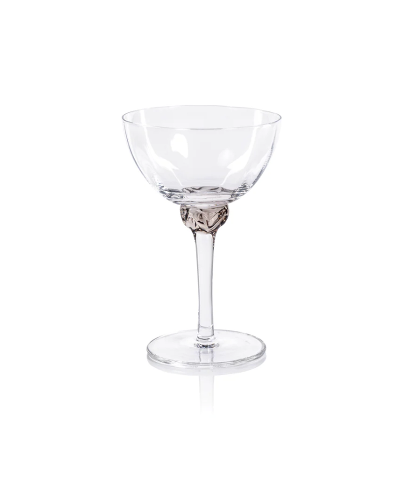 Colleen Optic Martini | Cocktail Glasses | Multicolor, Set of 4