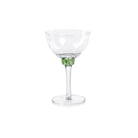 Colleen Jewel Stem Martini Cocktail Glasses, Set of 4 - Glass Detail | Bone & Brass