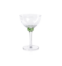 Colleen Optic Martini | Cocktail Glasses | Multicolor, Set of 4