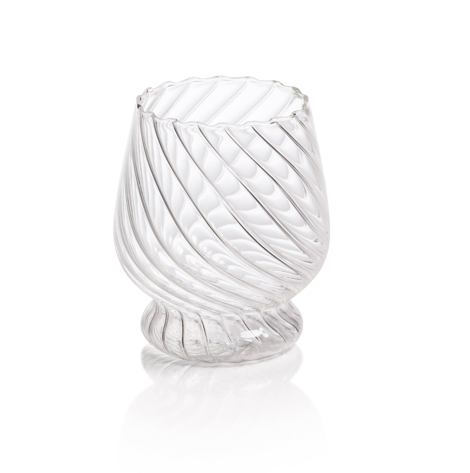 Rialto Twisted Optic Glass Tumblers, Set of 4