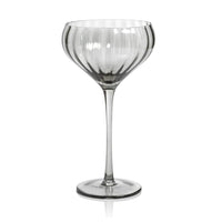 Madden Grey Cocktail Glasses, Set 4 | Bone & Brass
