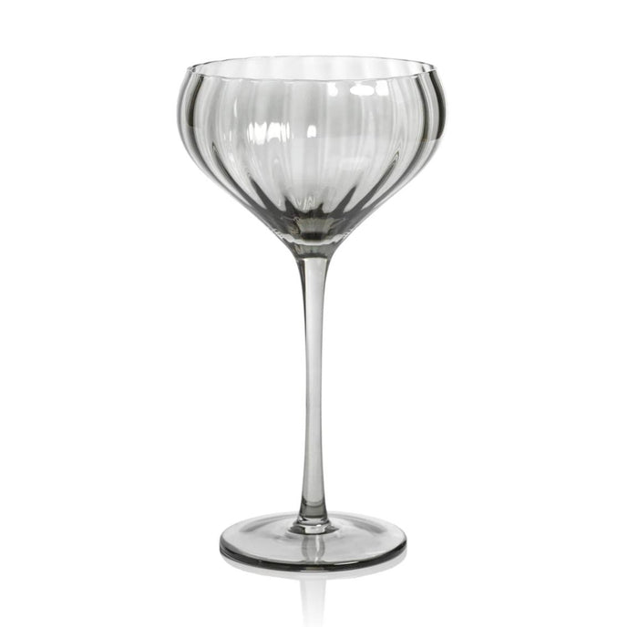 Madden Grey Cocktail Glasses, Set 4 | Bone & Brass
