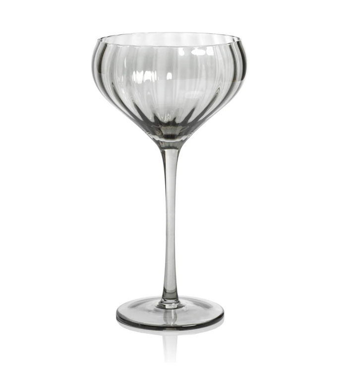 Madden Grey Cocktail Glasses, Set of 4
