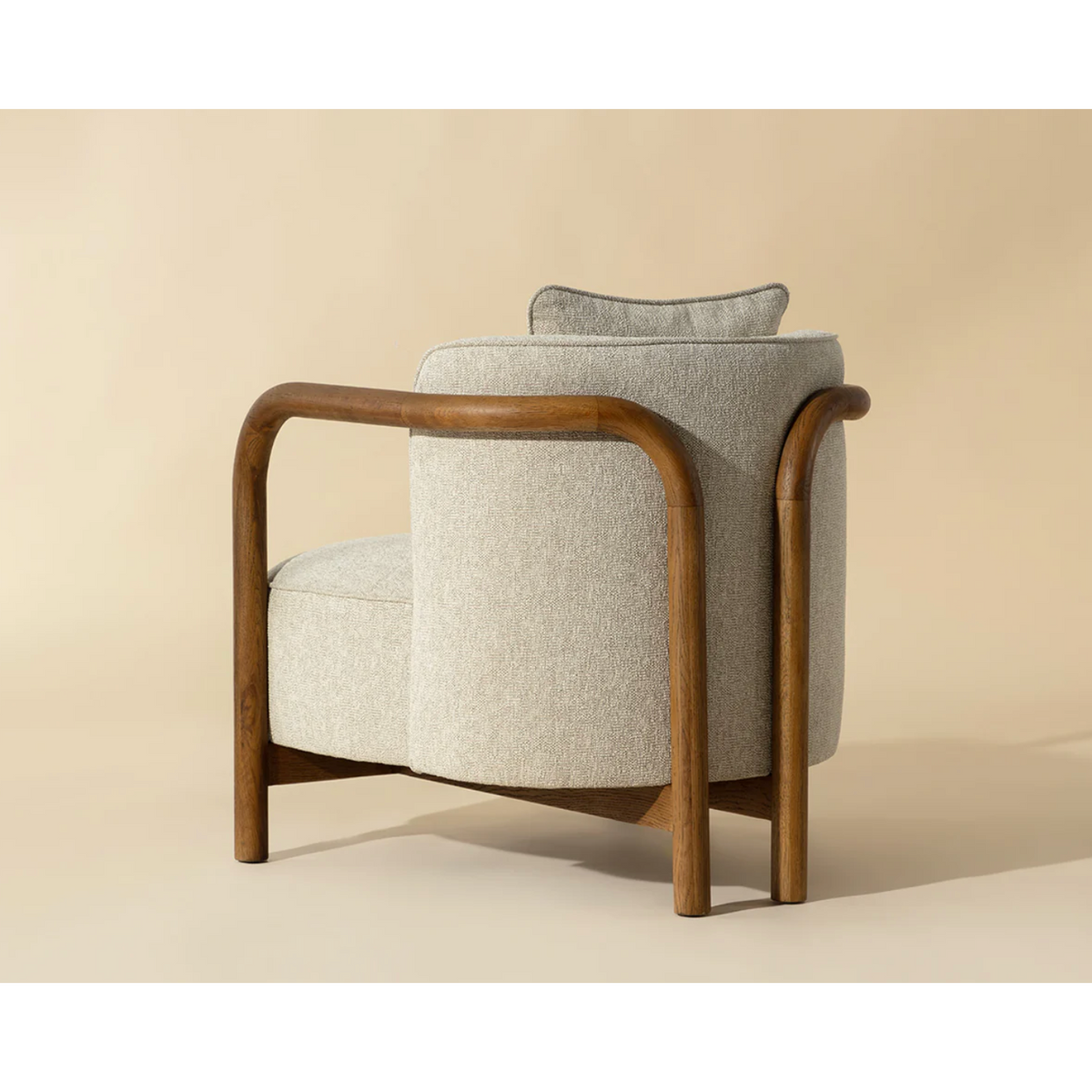 Beatrice Dove Cream Lounge Chair