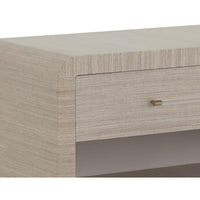 Atherton Sand Raffia Nightstand
