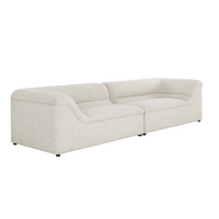 Gladys Dove Cream Sofa
