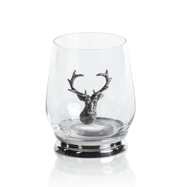 St. Anton Pewter Glass Tumblers, Set 4 | Bone & Brass