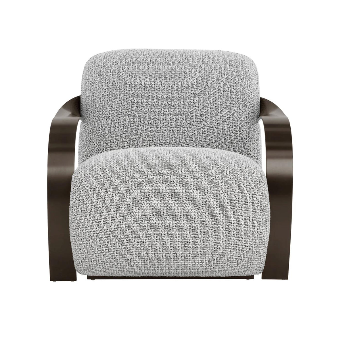 Sonesta Dark Bronze Lounge Chair - Chair Upholstery Detail | Bone & Brass