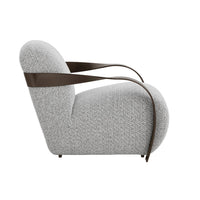 Sonesta Dark Bronze Lounge Chair - Chair View | Bone & Brass