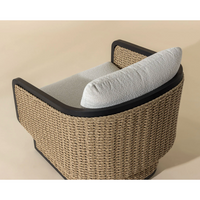 Olbia Barrelback Wicker Lounge Chair