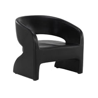 Cura Black Concrete Outdoor Lounge Chair | Bone & Brass