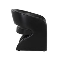 Cura Black Concrete Outdoor Lounge Chair - Outdoor Chair View | Bone & Brass