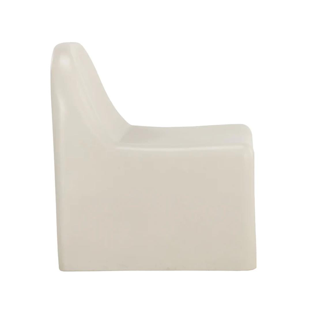 Kessel Cream Concrete Outdoor Lounge Chair - Patio Chair View | Bone & Brass