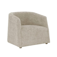 Serenade Taupe Upholstered Lounge Chair | Bone & Brass