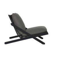 Bari Charcoal Grey Outdoor Lounge Chair