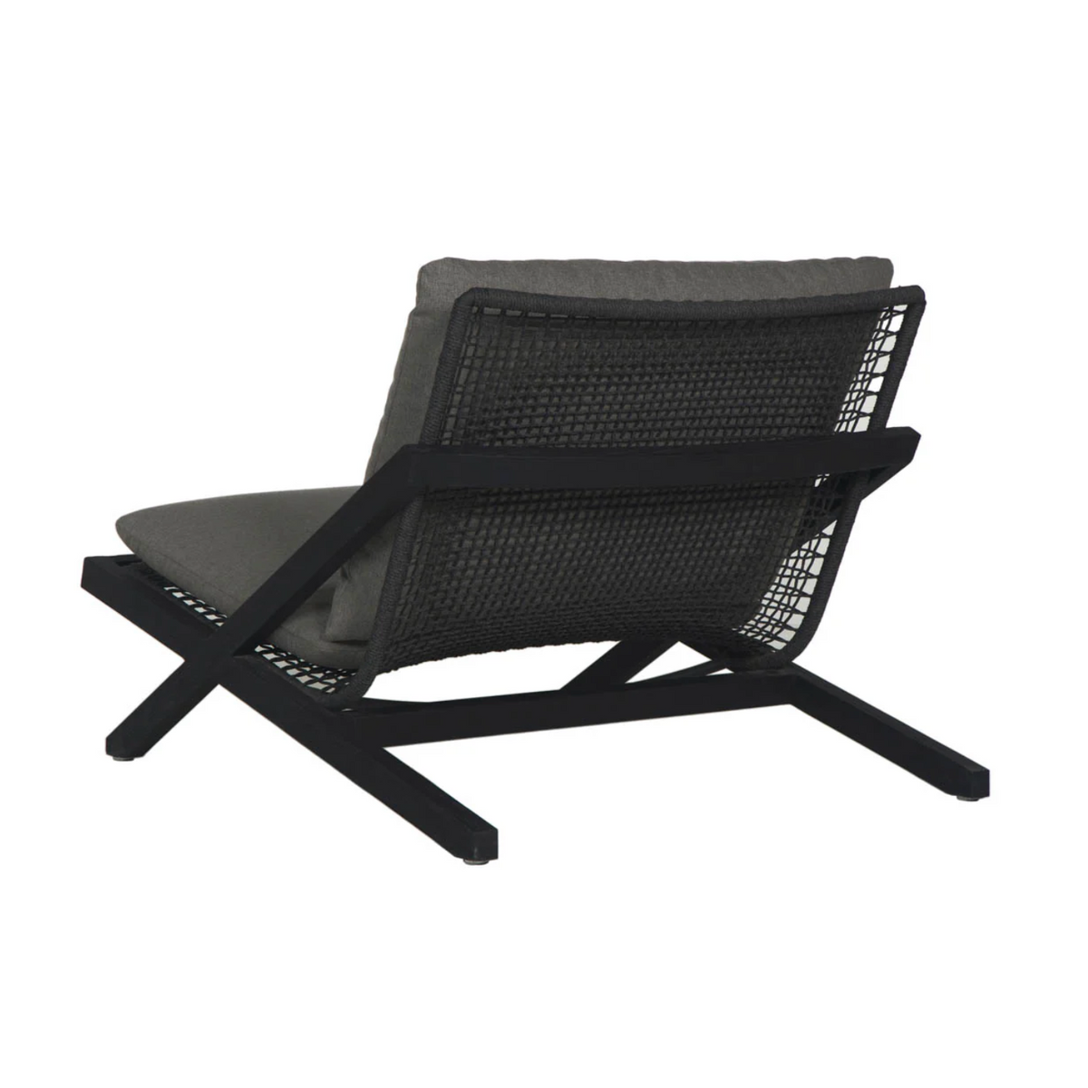 Bari Charcoal Grey Outdoor Lounge Chair