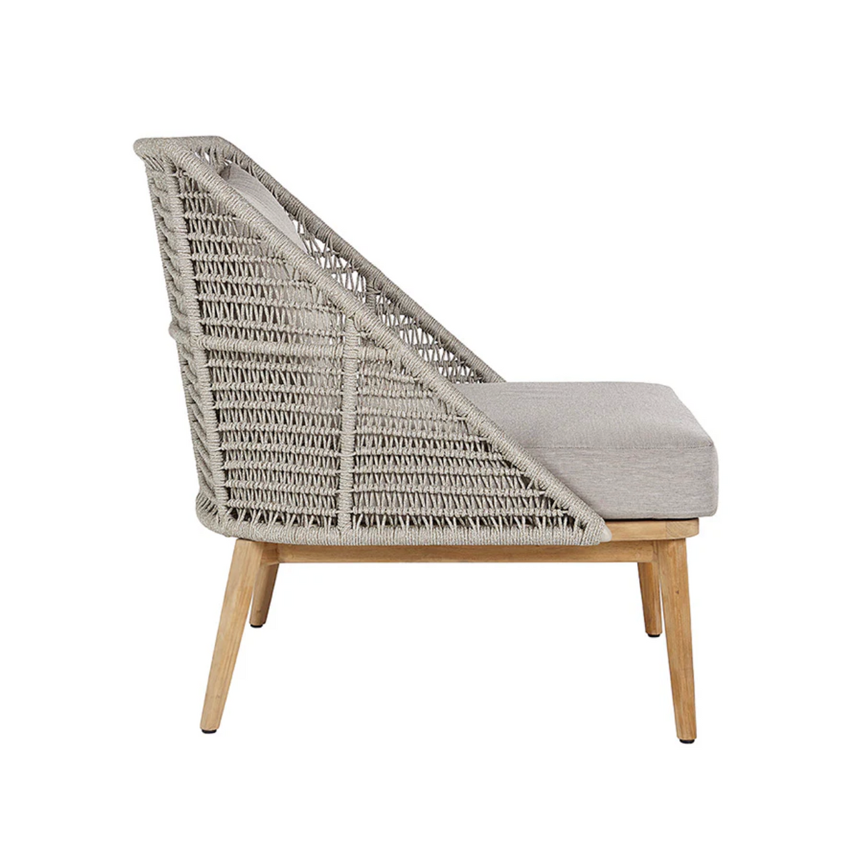 Andria Palazzo Taupe Rope Lounge Chair