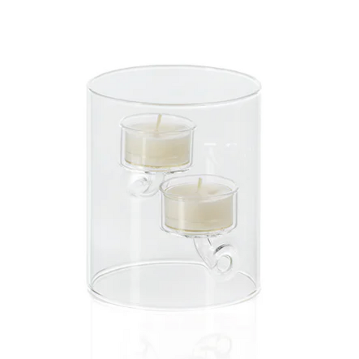 Kelsey Suspended Glass Tealight Holder, Medium, Set of 4