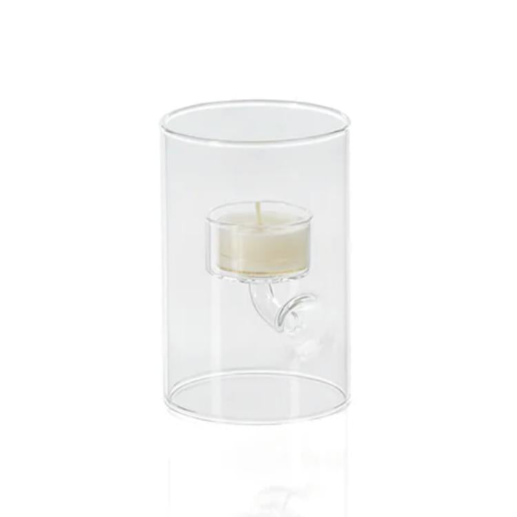 Kelsey Suspended Glass Tealight Holder, Extra Small, Set of 4 | Bone & Brass