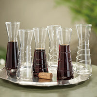 Zain Assorted Glass Carafe Set 6